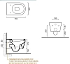 Подвесной унитаз Catalano Zero, 1VS55NNE (DN)