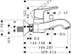 Смеситель для ванны Hansgrohe Metris Classic 31478820, никель