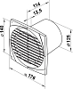 Вытяжной вентилятор Vents 125 ДВ