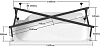 Акриловая ванна DIWO Ярославль 150x70 см, с ножками