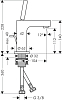 Смеситель для раковины Axor Citterio 39010800, сталь