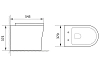 Подвесной унитаз Aquanet Roll-W CL-12249D (210766) Rimless, с сиденьем Soft Close, Slimseat