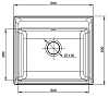 Кухонная мойка GranFest Vertex V-580 бежевый бежевый