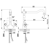 Смеситель для кухни Lemark Vintage LM2805B бронза
