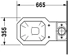 Напольный унитаз Duravit 1930 Series 022709