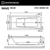 Акриловая ванна Whitecross Wave 0101.180080.100.RELAX.BR белый