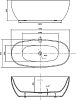 Акриловая ванна Vincea 186x88.5 VBT-405-1860 без гидромассажа