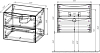 Тумба под раковину Vincea Mia VMC-2MC600BT