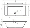 Акриловая ванна Riho Lusso 180х90 B026001005