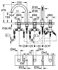 Смеситель на борт ванны Grohe Atrio 19922GL3 золото