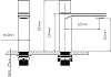 Смеситель для раковины Vincea Vogue VBF-4V3MB черный