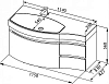 Тумба с раковиной Aquanet Опера 115 L 00212995 чёрный