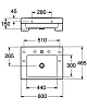 Раковина Gustavsberg Artic GB1146000101 белый