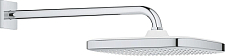 Верхний душ с кронштейном Grohe Tempesta 26687000, хром / белый
