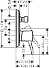 Смеситель для ванны Hansgrohe Metropol Classic 31345090, хром золото