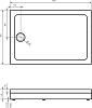 Душевой уголок STWORKI Эстерсунд 120x80 см профиль хром матовый, прозрачное стекло, с поддоном