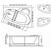 Акриловая ванна Relisan Ariadna Гл000000537 белый