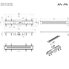 Душевой трап AM.PM PrimeFlow W02SC-P11-060-01SB хром матовый