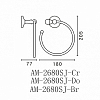 Полотенцедержатель Art&Max Antic Crystal AM-2680SJ-Do, золото