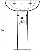 Пьедестал для раковины Ideal Standard Tesi T033501