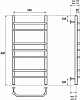 Полотенцесушитель электрический Point PN07158E П7 500x800 левый/правый, хром