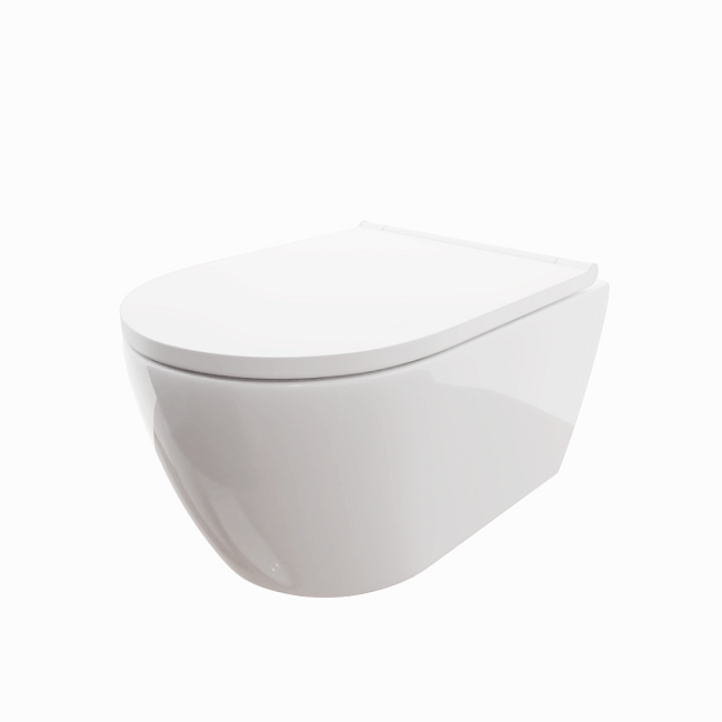 SET AQUATEK ПОЛАРИС (рама AQUATEK Standard INS-0000012+унитаз ПОЛАРИС AQ0700-00 с тонким сиденьем soft-close+ крепеж KKI-0000002 +панель KDI0000027)