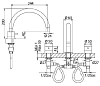 Смеситель для ванны Bandini Stel 946940PN00 хром