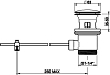 Донный клапан для раковины Gessi Technical Accessories 29263#031, хром