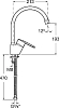 Смеситель для кухонной мойки Roca Vectra 5A8461C0M