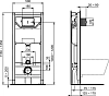 Комплект инсталляций Ideal Standard Prosys Frame 120 M R0204AK для унитаза (2 шт)