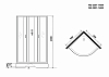 Душевая кабина Niagara Classic 90x90 NG-3301-14BK без гидромассажа