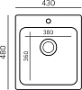 Кухонная мойка Polygran Quartzbond 688155 серый