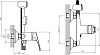 Смеситель для биде Rossinka B35-52 с гигиеническим душем