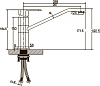 Смеситель KAISER Sonat 34133 для кухонной мойки
