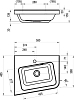 Мебель для ванной Ravak SD 10° 55 тёмный орех L