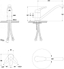Смеситель KAISER County 66233 для кухонной мойки
