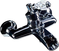 Смеситель для ванны и душа Boheme Vogue Crystal 223-CRST, хром