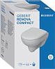 Подвесной унитаз Geberit Renova Compact 500.804.00.1 с крышкой-сиденьем микролифт, белый