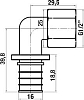 Угольник Stout SFA 0006 16xG 1/2" с внутренней резьбой аксиальный