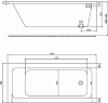 Акриловая ванна KOLO Modo XWP1160101