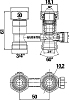 Узел присоединения Stout SVH 0001 3/4" прямой