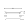 Полотенцедержатель Rav-Slezak Colorado COA0701/30ZRL розовый