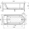Акриловая ванна Радомир Vannesa 2-01-0-0-1-210 белый