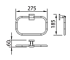 Полотенцедержатель Clever Urban 99462 хром
