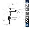 Смеситель для биде Ramon Soler Alexia 3603NM черный