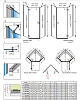 Душевая дверь Radaway Essenza New PTJ 385010-01-01R