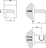 Держатель для душа Gessi Eleganza 46157#706, черный металлик