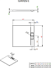 Поддон для душа 100х100 см Radaway Giaros C M3GRC1010