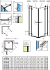 Боковая стенка 23 см Radaway Arta KDD II 386170-03-01R стекло прозрачное