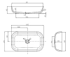 Тумба с раковиной Aquaton Терра 1A2469K2TEKA0/1A73313KLK010 коричневый, черный